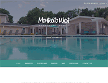 Tablet Screenshot of montecitowestapartments.com
